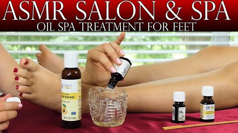 ASMR Salon & Spa - Oil Foot Spa Treatment For Relaxation and Soft Skin