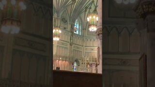 Inside a beautiful church