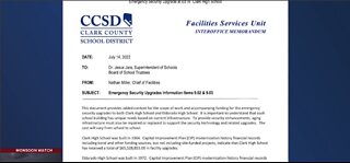 Taking a closer look at security upgrade plans at two CCSD schools