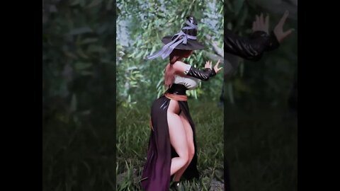 Skyrim Witch Outfit from Dragon's Crown SSE HDT SMP #shorts