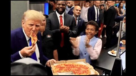 Trump Lights Things up at Pizza Place With Byron Donalds and FL Endorsements