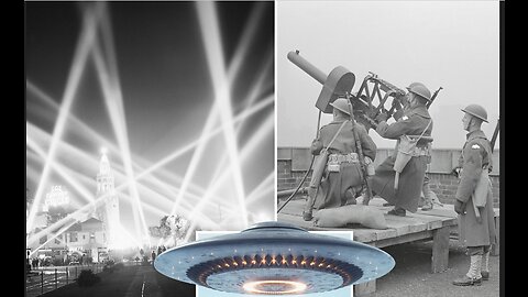 UFO Battle Of Los Angeles ORIGINAL Footage & Broadcast February 26, 1942!