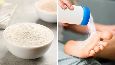 DIY Talcum Powder to Get Rid of Smelly Feet