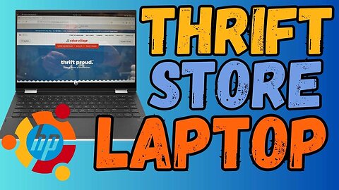 Thrift Store Laptop