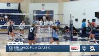 Keiser volleyball Chick-Fil-A Classic