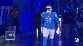 Penei Sewell shares embrace with family after first Lions game