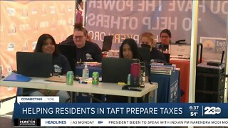 Helping residents in Taft prepare their taxes