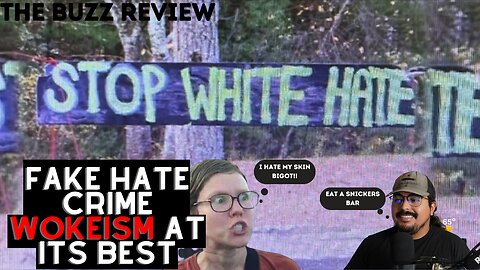 STOP WHITE HATE SIGN │ANOTHER FAKE HATE CRIME