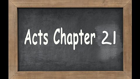 Acts Chapter 21 - Merging two cultures