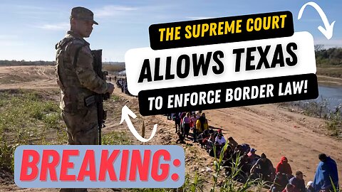 Supreme Court FLIPS Allowing Texas To DEPORT Illegal Immigrants 03/19/2024