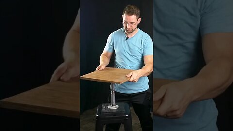 Making A Sculpting Stand Turn Table From A Stool.