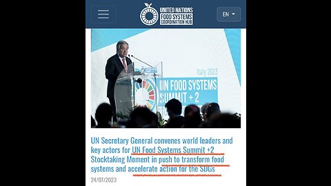 UN Secretary General convenes world leaders and key actors for UN Food Systems Summit