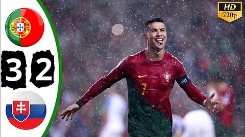 Ronaldo Goals 🔥 Portugal vs Slovakia 3-2 Highlights & All Goals 2023