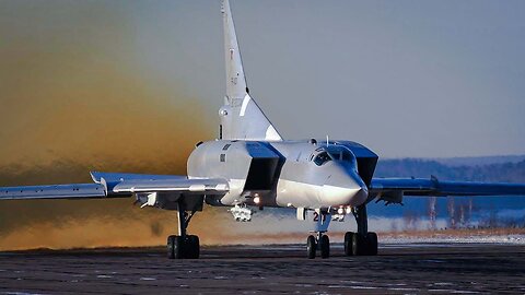 Russian supersonic long-range strategic bomber Tupolev Tu-22M3 BackFire