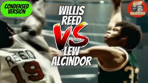 Lew Alcindor vs Willis Reed | CONDENSED HIGHLIGHTS