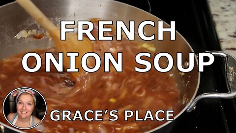 SIMPLE FRENCH ONION SOUP: An easy soup recipe for those just starting out cooking.