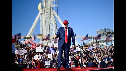 Trump crowd reaches up to 100,000 people