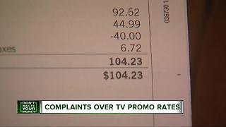 TV Promo Rates