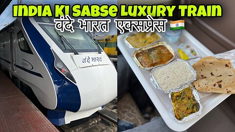 India ki Bullet Train 🚄 वंदे भारत एक्सप्रेस 🇮🇳 _ Full Review _ Nagpur to Bila