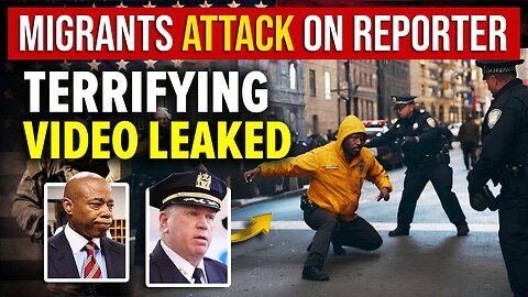 IT BEGINS… MIGRANTS ATTACK ON REPORTER 🚨 TERRIFYING SITUATION IN NYC 🚨 MIGRANT CRISIS