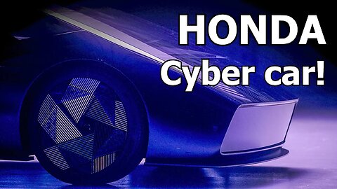 Honda's Cyber Car EV Teaser Just Dropped!