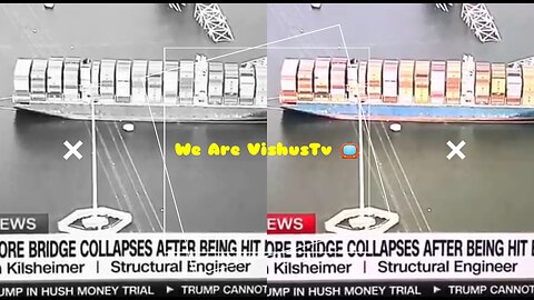 Baltimore Bridge Collapses After Being Hit... "Ritual" #VishusTv 📺