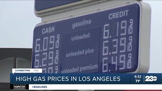 Gas prices in Los Angeles County hit all-time high
