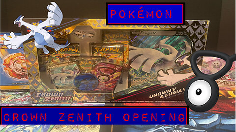 Pokémon crown zenith unown & Lugia V