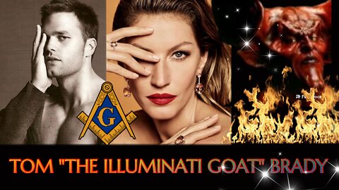 ILLUMINATI FREEMASON TOM BRADY AND HIS WITCH WIFE FOR THE SATANIC PATRIOT WIN