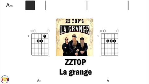 ZZ TOP La grange - Guitar Chords & Lyrics HD