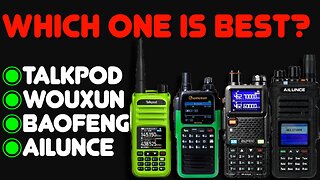 alkpod A36 Plus, Wouxun KG-Q10G, Baofeng UV-5G Plus & Ailunce HA1G Comparison