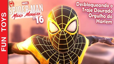 🕷 Marvel's Spider-Man: Miles Morales #16 - Veja como desbloquear o Traje DOURADO, Orgulho do Harlem!