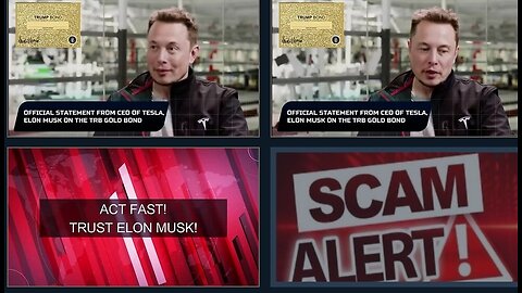 ⚠️SCAMandFRAUDalert⚠️ Scammers using FAKED VIDEO WITH ELON MUSK TO SELL TRB