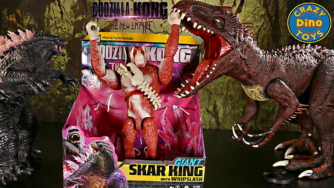 New Godzilla X Kong The New Empire Giant Skar King with Whipslash #Unboxed Monsterverse Movie