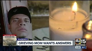 Mom, community wants answers after police son killed