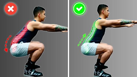 How To Squat Properly- 3 Mistakes Harming Your Lower Back (FIX THESE!)