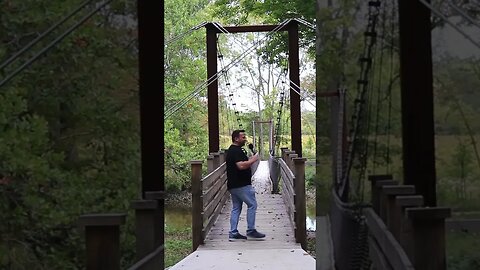 Stillwater Prairie Reserve and Maple Ridge Suspension Bridge, Covington, OH