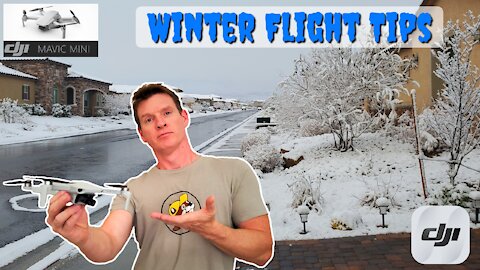 Flying DJI Mavic Mini in Snow | Tips For Safe Winter Drone Flights