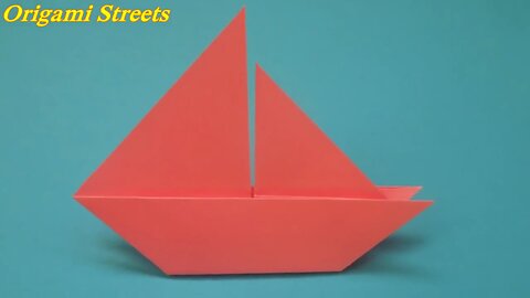 How to make a sailboat out of paper. Origami sailboat, a paper boat