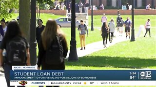 Millions could receive forgiveness of some student debt