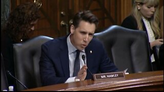 Sen Hawley to Biden Judicial Nominee: I Can’t Believe You’ve Been Nominated