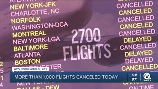 Travelers navigate headaches of flight cancellations
