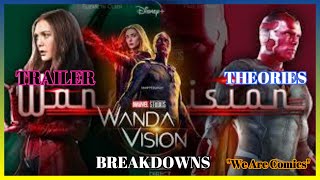 Marvel's New WandaVision Trailer, Breakdowns, Theories, Easter Eggs, Ft. Ninjetta Kage. "We Are Comics"