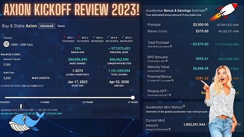 Axion Kickoff Review 2023!