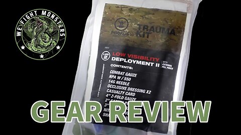 Phokus Research Low Vis Trauma Kit reviewed by former Navy SEAL Garrick