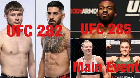 UFC 282 Adds HUGE Fights, Fiorot Vs Grasso Main Event, Jon Jones Returns At UFC 285?