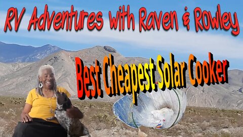 Best Cheapest Solar Cooker. Experiment 2 - AR&R 83