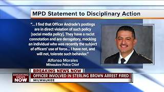 MPD officer fired for Sterling Brown arrest