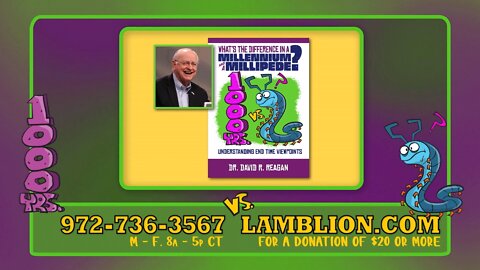 What's the Difference in a Millennium and a Millipede? with David Reagan