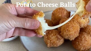Delicious recipes: How to make potato cheese balls